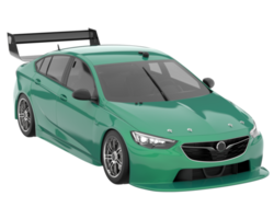 voiture de sport isolée sur fond transparent. rendu 3d - illustration png