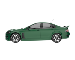 Sport car isolated on transparent background. 3d rendering - illustration png