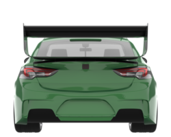 carro esporte isolado em fundo transparente. renderização 3D - ilustração png