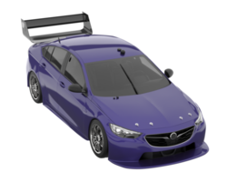 carro esporte isolado em fundo transparente. renderização 3D - ilustração png