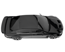 voiture de sport isolée sur fond transparent. rendu 3d - illustration png