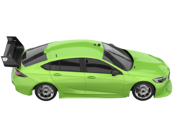 sport auto geïsoleerd Aan transparant achtergrond. 3d renderen - illustratie png