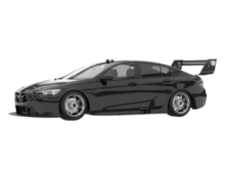 carro esporte isolado em fundo transparente. renderização 3D - ilustração png