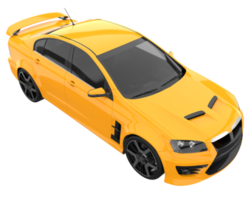 Sport car isolated on transparent background. 3d rendering - illustration png