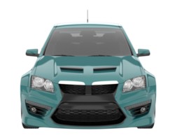 Sport car isolated on transparent background. 3d rendering - illustration png