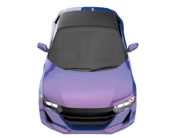 carro esporte isolado em fundo transparente. renderização 3D - ilustração png