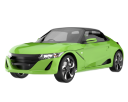 Sport car isolated on transparent background. 3d rendering - illustration png