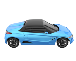 Sport car isolated on transparent background. 3d rendering - illustration png