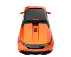 Sport car isolated on transparent background. 3d rendering - illustration png