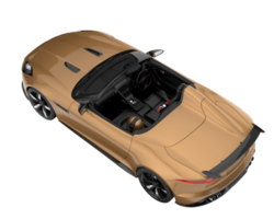 Sport car isolated on transparent background. 3d rendering - illustration png