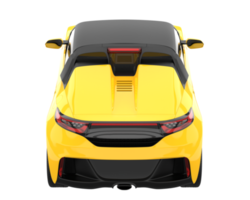 Sport car isolated on transparent background. 3d rendering - illustration png