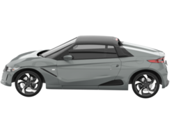 voiture de sport isolée sur fond transparent. rendu 3d - illustration png