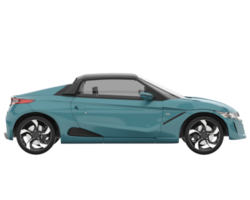 Sport car isolated on transparent background. 3d rendering - illustration png