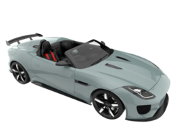 Sport car isolated on transparent background. 3d rendering - illustration png