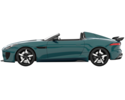 Sport car isolated on transparent background. 3d rendering - illustration png