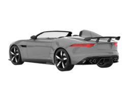 voiture de sport isolée sur fond transparent. rendu 3d - illustration png