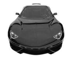 voiture de sport isolée sur fond transparent. rendu 3d - illustration png