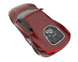 Sport car isolated on transparent background. 3d rendering - illustration png