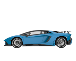 Sport car isolated on transparent background. 3d rendering - illustration png