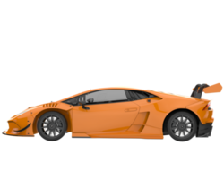 Sport car isolated on transparent background. 3d rendering - illustration png