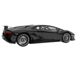 Sport car isolated on transparent background. 3d rendering - illustration png