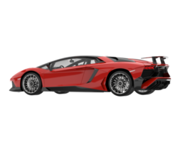 Sport car isolated on transparent background. 3d rendering - illustration png