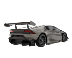 voiture de sport isolée sur fond transparent. rendu 3d - illustration png