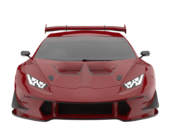 Sport car isolated on transparent background. 3d rendering - illustration png