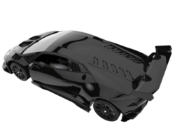 voiture de sport isolée sur fond transparent. rendu 3d - illustration png