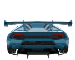 Sport car isolated on transparent background. 3d rendering - illustration png