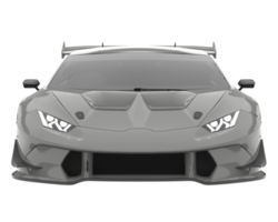 carro esporte isolado em fundo transparente. renderização 3D - ilustração png