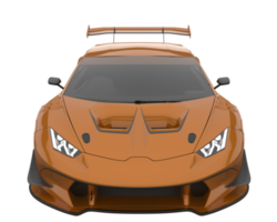 sport auto geïsoleerd Aan transparant achtergrond. 3d renderen - illustratie png