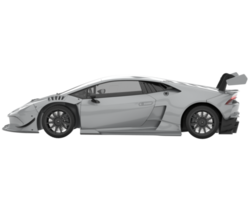 Sport car isolated on transparent background. 3d rendering - illustration png