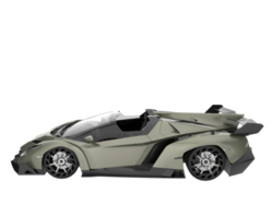 Sport car isolated on transparent background. 3d rendering - illustration png