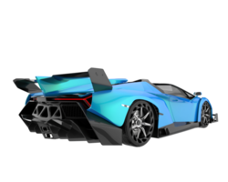 voiture de sport isolée sur fond transparent. rendu 3d - illustration png