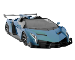 voiture de sport isolée sur fond transparent. rendu 3d - illustration png