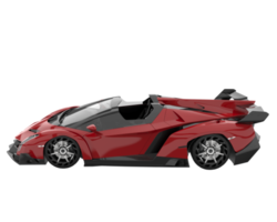 voiture de sport isolée sur fond transparent. rendu 3d - illustration png