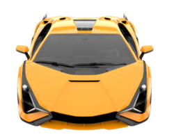 Sport car isolated on transparent background. 3d rendering - illustration png