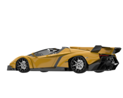 sport auto geïsoleerd Aan transparant achtergrond. 3d renderen - illustratie png