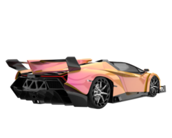 voiture de sport isolée sur fond transparent. rendu 3d - illustration png