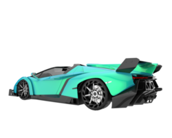 voiture de sport isolée sur fond transparent. rendu 3d - illustration png