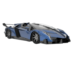 Sport car isolated on transparent background. 3d rendering - illustration png