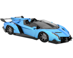 Sport car isolated on transparent background. 3d rendering - illustration png