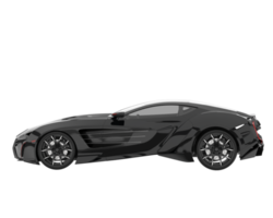 Sport car isolated on transparent background. 3d rendering - illustration png