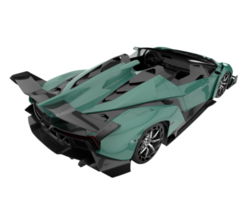 Sport car isolated on transparent background. 3d rendering - illustration png