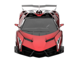 voiture de sport isolée sur fond transparent. rendu 3d - illustration png