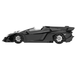 voiture de sport isolée sur fond transparent. rendu 3d - illustration png