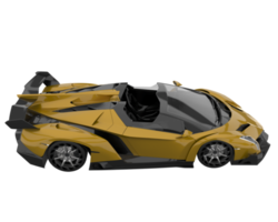 Sport car isolated on transparent background. 3d rendering - illustration png