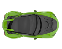 Sport car isolated on transparent background. 3d rendering - illustration png