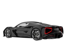 Sport car isolated on transparent background. 3d rendering - illustration png